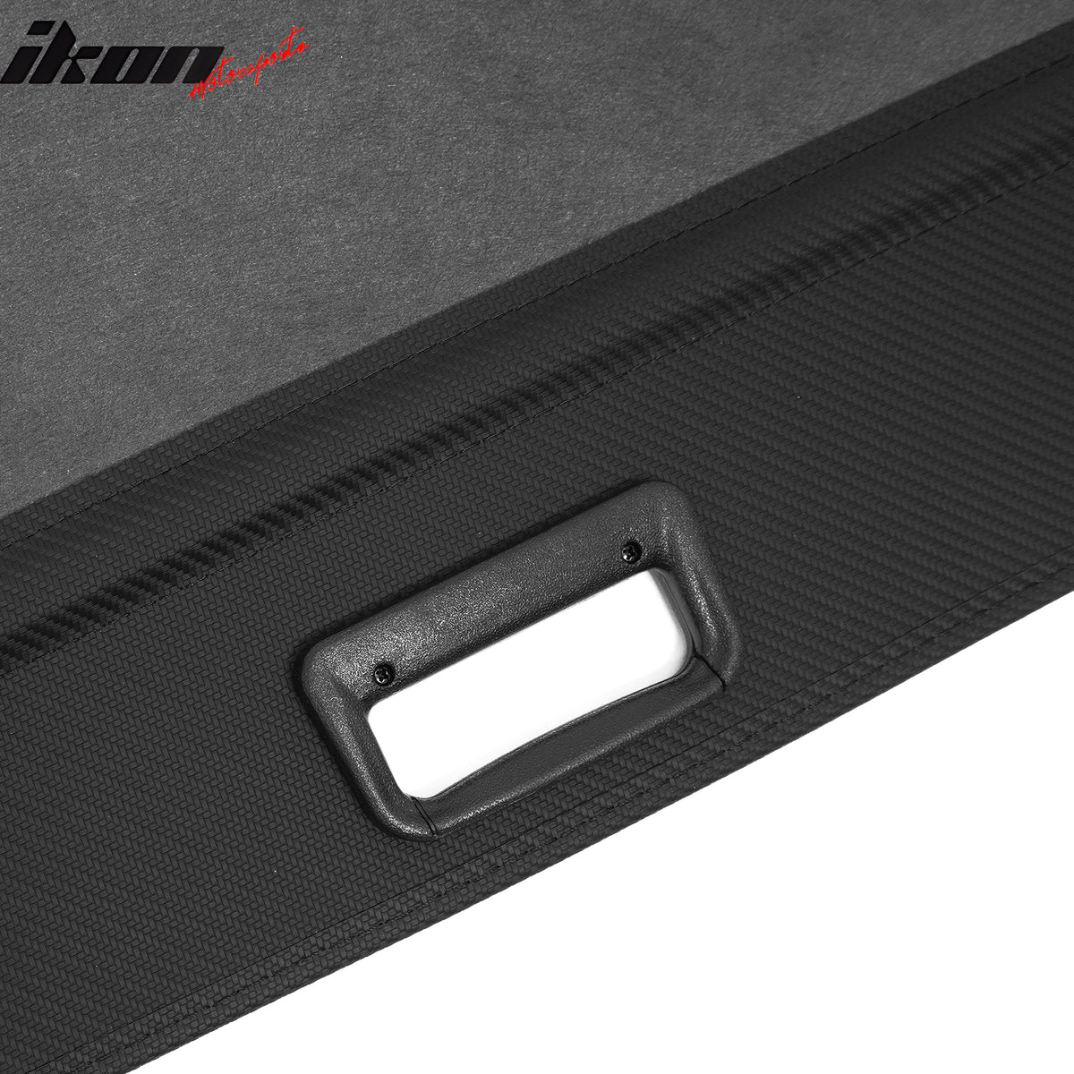 Fits 11-25 Dodge Durango Retractable Cargo Cover W/2nd Row Carbon Fiber Texture