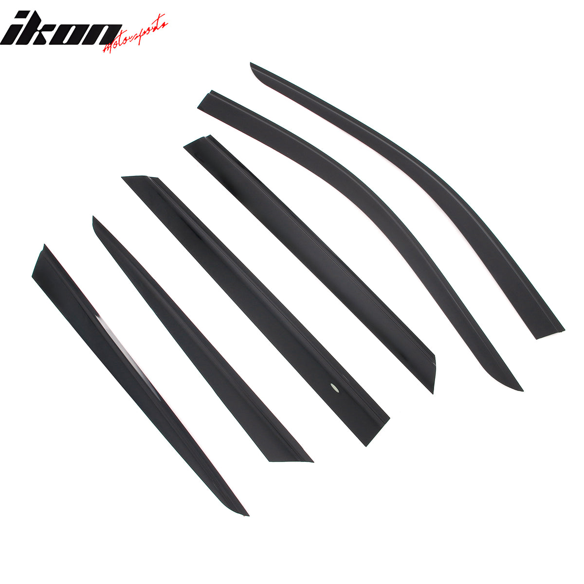 Fits 11-26 Dodge Durango Slim Window Visors Acrylic Sun Shade Rain Guard 6PCS