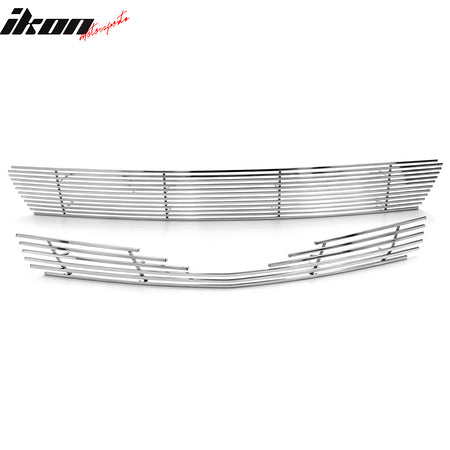 Fit 2012-2014 Toyota Camry LE XLE Hybrid Front Bumepr Upper + Lower Grille