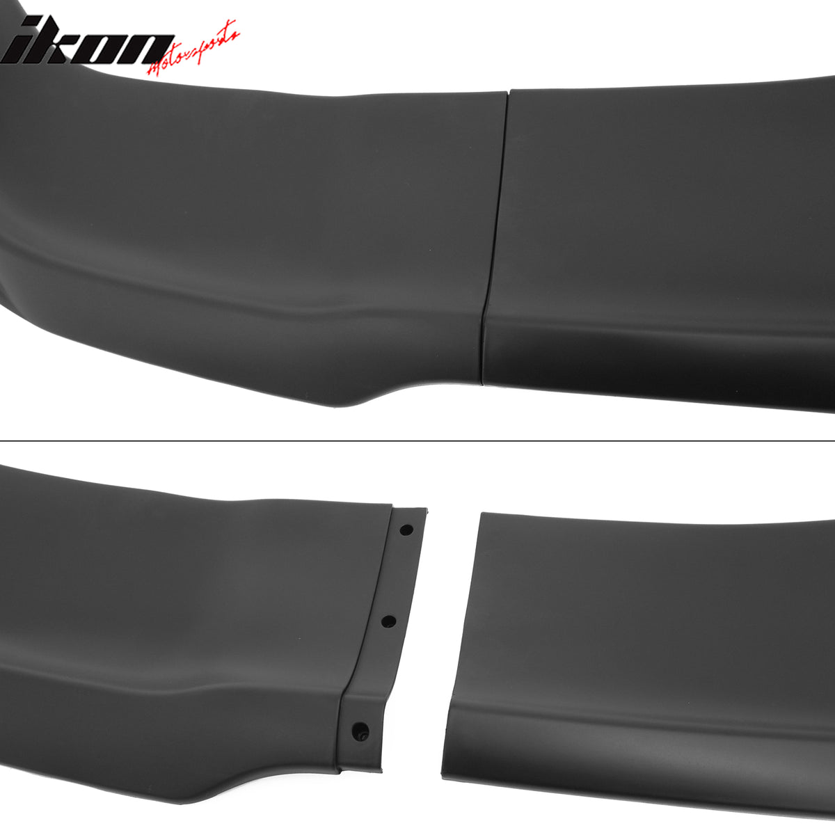 Fits 12-14 Dodge Charger SRT8 IKON PP Front Bumper Lip Chin Spoiler Matte Black