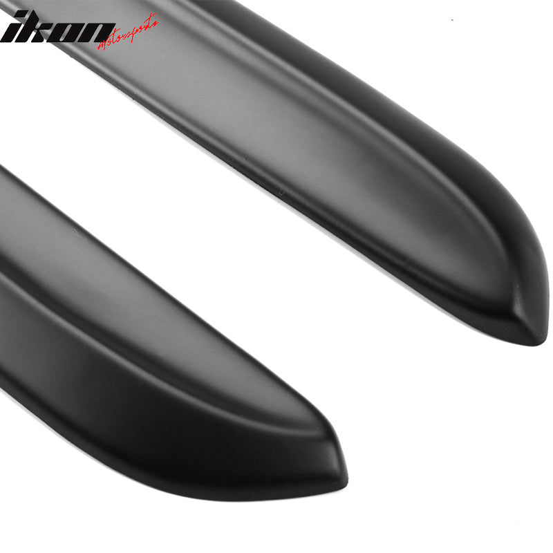 For 12-14 Dodge Charger SRT8 Sedan Rear Bumper Lip Aprons Matte Black 2PCS - PP For 12-14 Dodge Charger SRT8 Sedan Rear Bumper Lip Aprons Matte Black 2PCS - PP