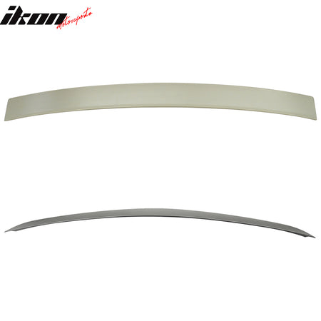 Fits 12-15 Benz W204 C204 C Class Coupe Trunk Spoiler + OE Style Roof Spoiler