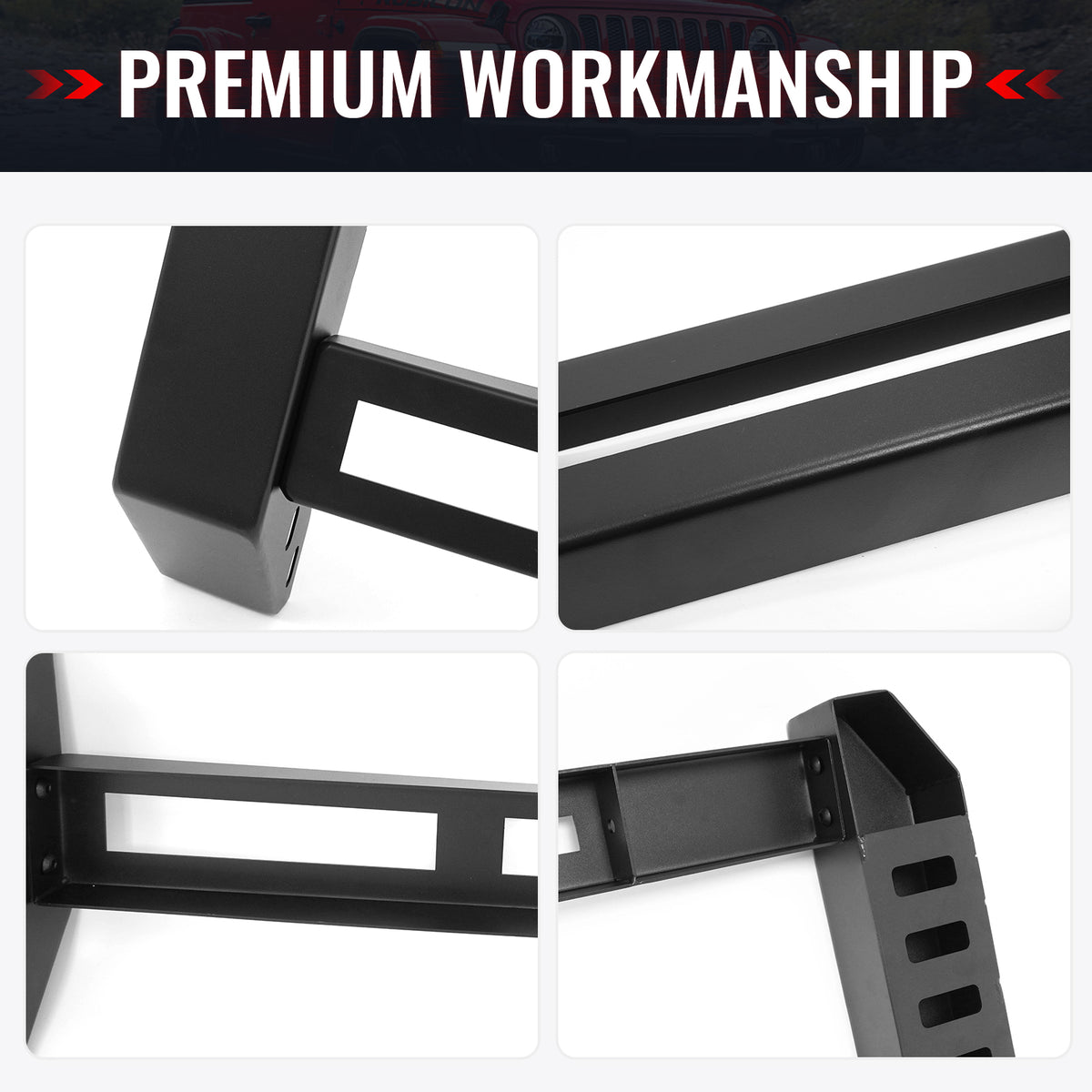 Fits 19-24 Ram 1500 Bull Bar Front Brush Push Bumper Grille Guard Protector