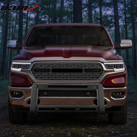 Fits 19-24 Ram 1500 Bull Bar Front Brush Push Bumper Grille Guard Protector