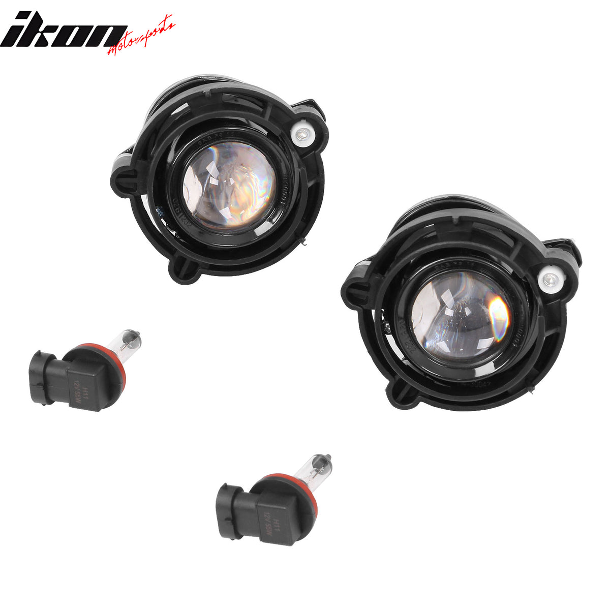 2012-2015 Chevy Camaro ZL1 Front Bumper Projector Halogen Fog Light H11 12V 55W Bulb Ikon Motorsports 2012-2015 Chevy Camaro ZL1 Front Bumper Projector Halogen Fog Light H11 12V 55W Bulb Ikon Motorsports