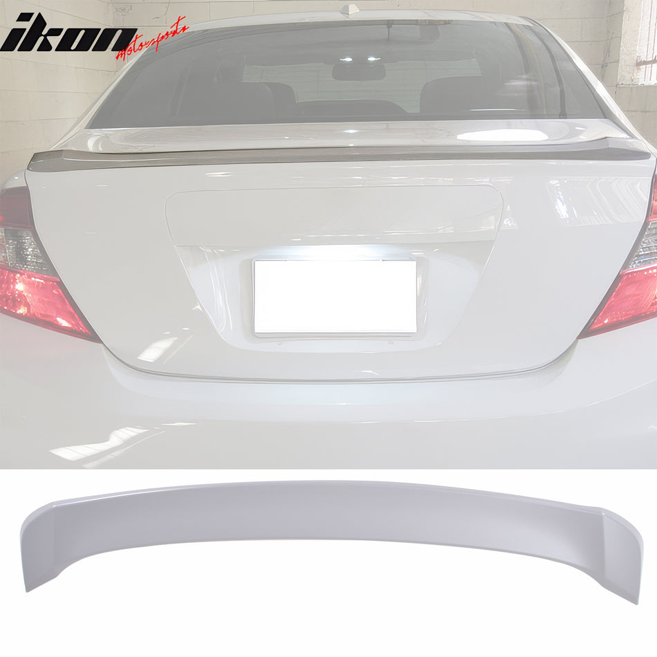 2012-2015 Honda Civic Modulo Style Unpainted Gray Trunk Spoiler ABS
