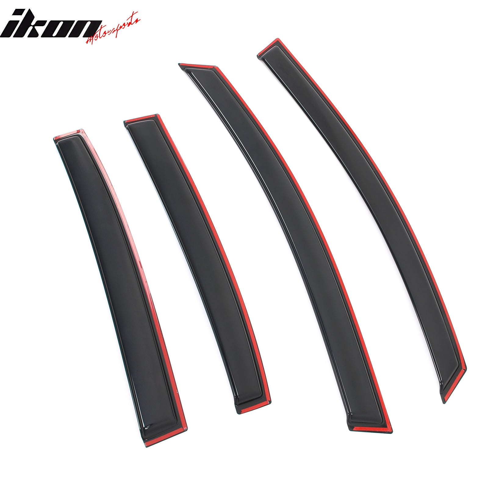 Fits 12-15 Honda Civic Sedan 4PC In Channel Window Visors Rain Deflector Acrylic