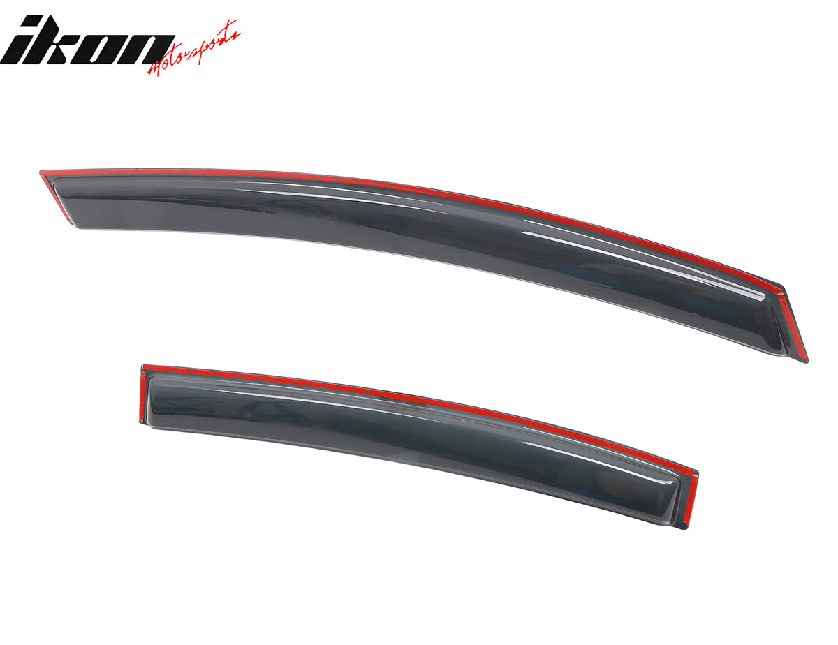 Fits 12-15 Honda Civic Sedan 4PC In Channel Window Visors Rain Deflector Acrylic
