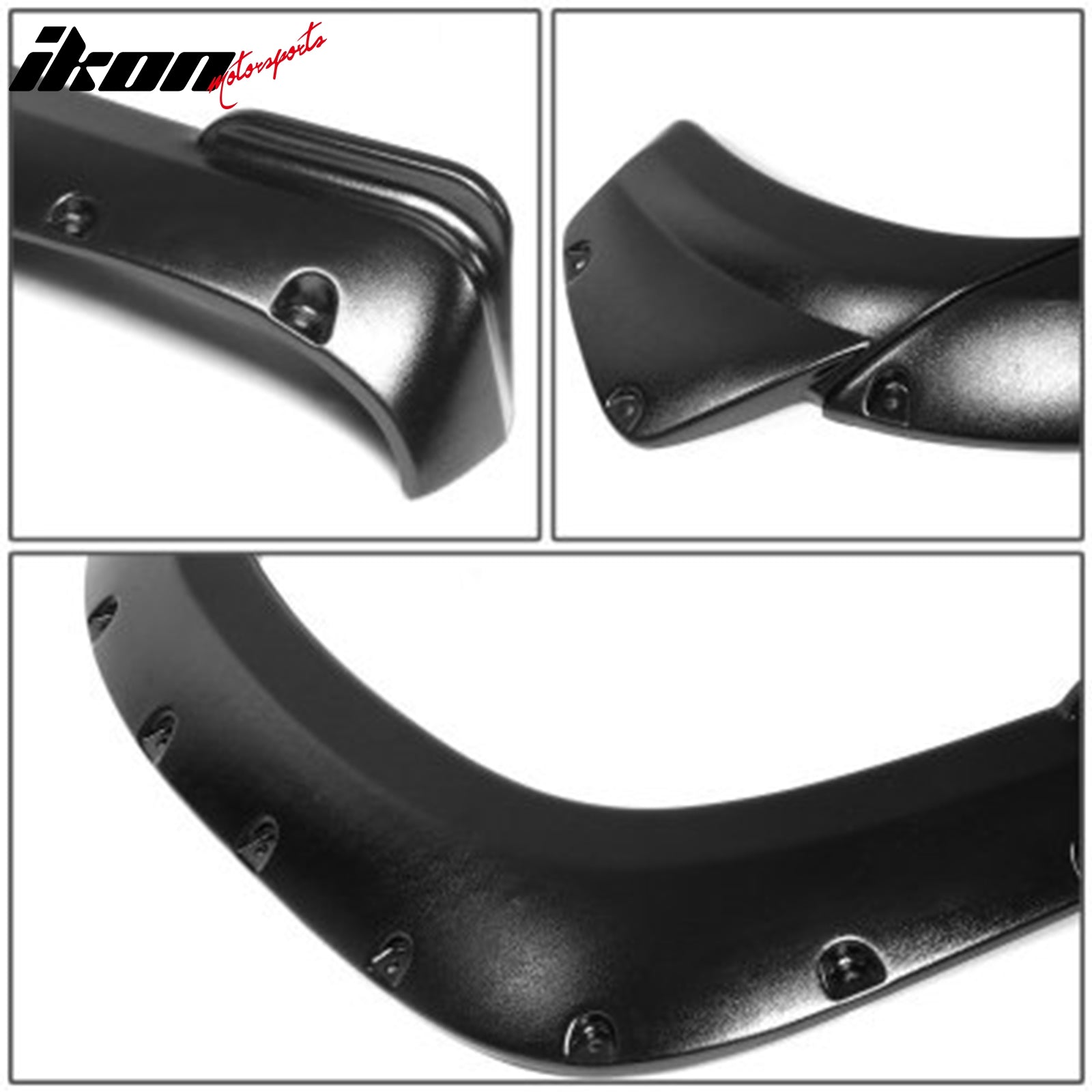 Fits 12-15 Toyota Tacoma Base& Pre Runner Pocket Rivet Fender Flares Textured