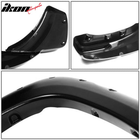 Fits 12-15 Toyota Tacoma Base& Pre Runner Pocket Rivet Fender Flares Textured