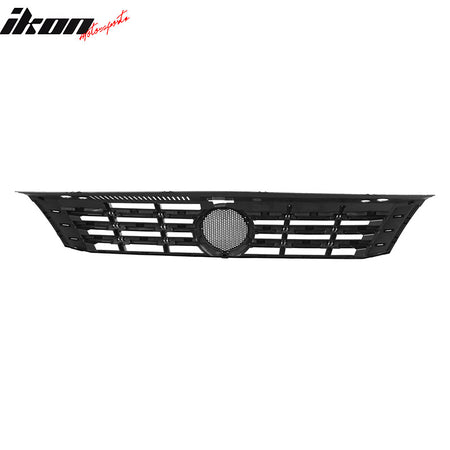 Fits 12-15 VW Passat OE Style Front Upper Grille Cover ABS Black With Chrome