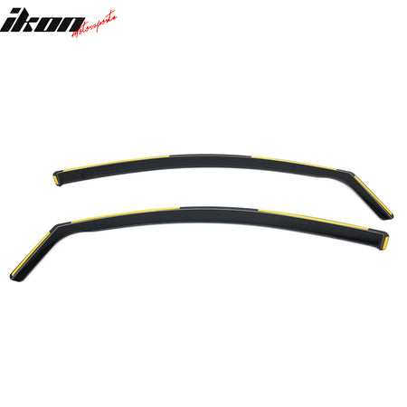 Fits 12-16 Honda CR-V Side Window Visors Injection PC In-Channel Deflectors 4PCS