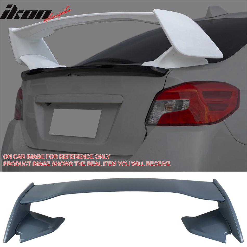 2012-2016 Subaru Impreza 2015-2021 WRX STI #PAF Gray 5PC Trunk Spoiler