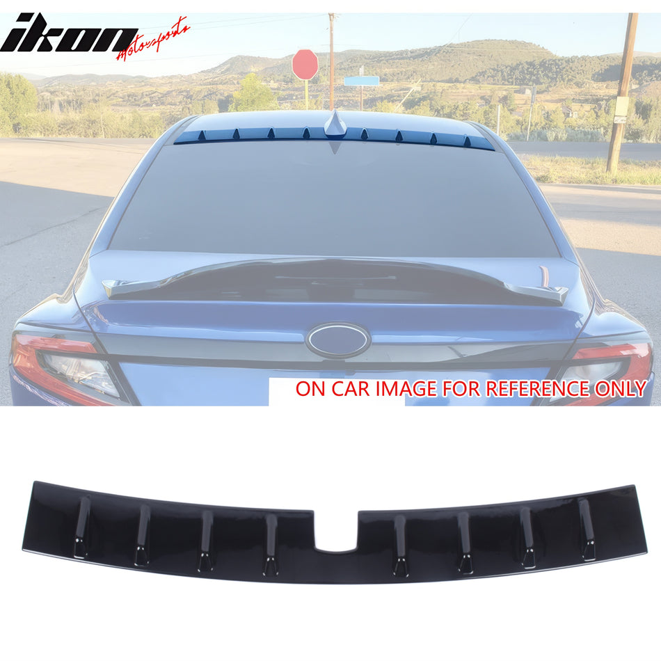 2012-2016 Subaru WRX STI Japan Style Gloss Black Rear Roof Spoiler ABS