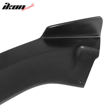 Fits 12-16 Tesla Model S Front Bumper Lip IKON Spoiler Unpainted 3PC Splitter