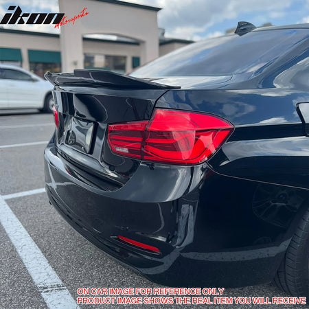 Fits 12-18 BMW F30 3-Series F80 M3 Sedan PSM Trunk Spoiler Carbon Fiber Print