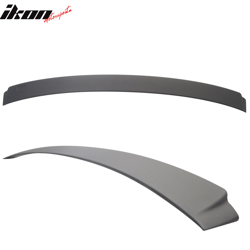 Fits 12-18 BMW 3-Series F30 4Dr AC Style Matte Black Roof Spoiler