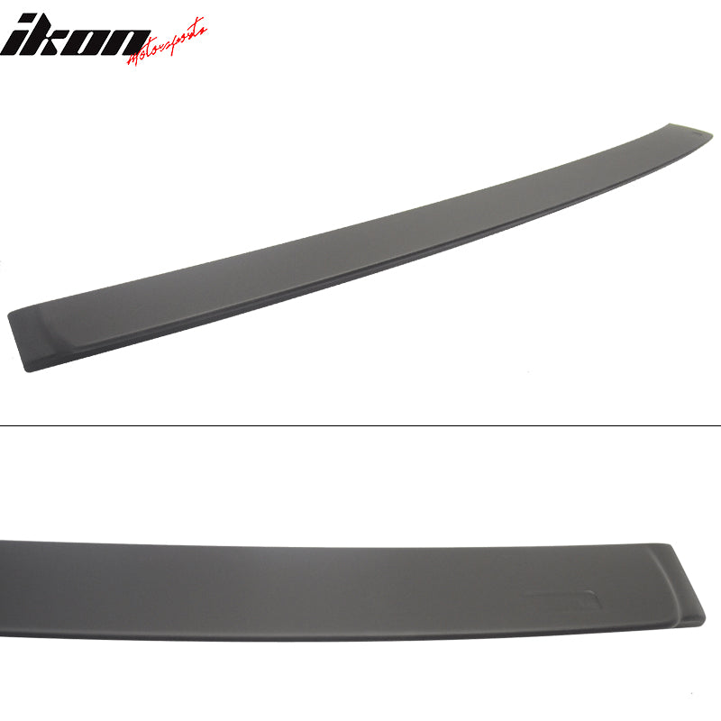 Fits 12-18 BMW 3-Series F30 4Dr AC Style Matte Black Roof Spoiler