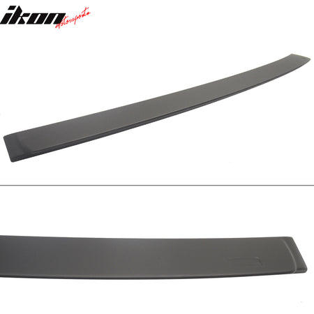 Fits 12-18 BMW 3-Series F30 4Dr AC Style Matte Black Roof Spoiler