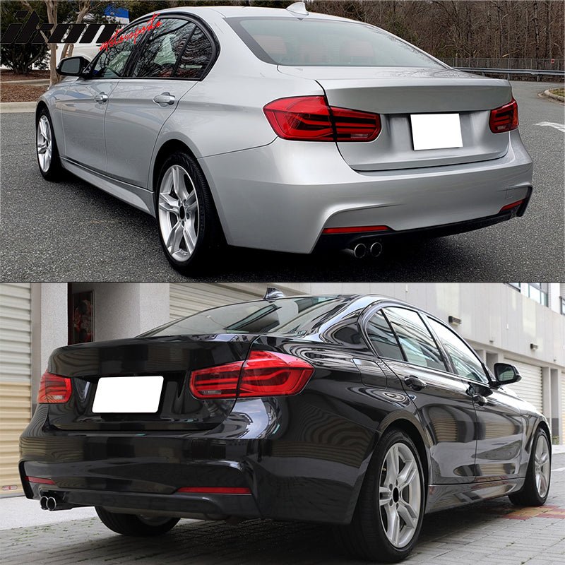2012 - 2018 BMW F30 3 Series Sedan M - Tech Style Rear Bumper CoverIkon Motorsports