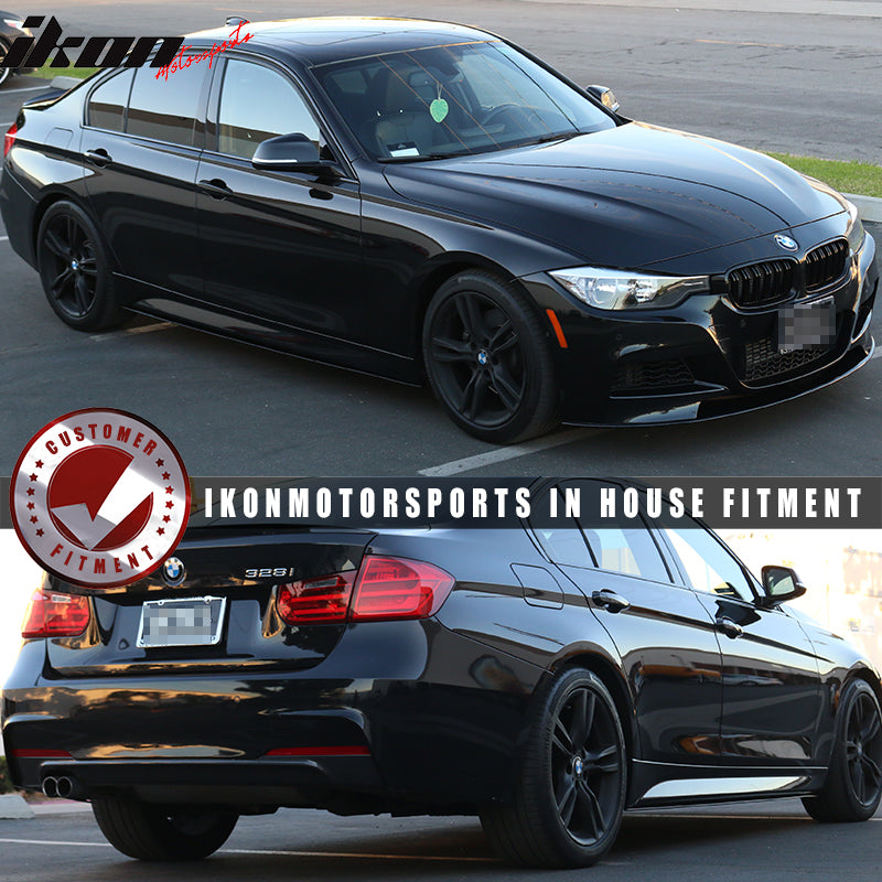 Fits 12-18 BMW F30 3-Series M-T M-Sport 2PCS Side Skirts Extension