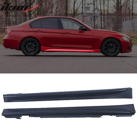2012 - 2018 BMW F30 F31 Sedan Wagon M - Tech Side Skirts Rocker PannelsIkon Motorsports