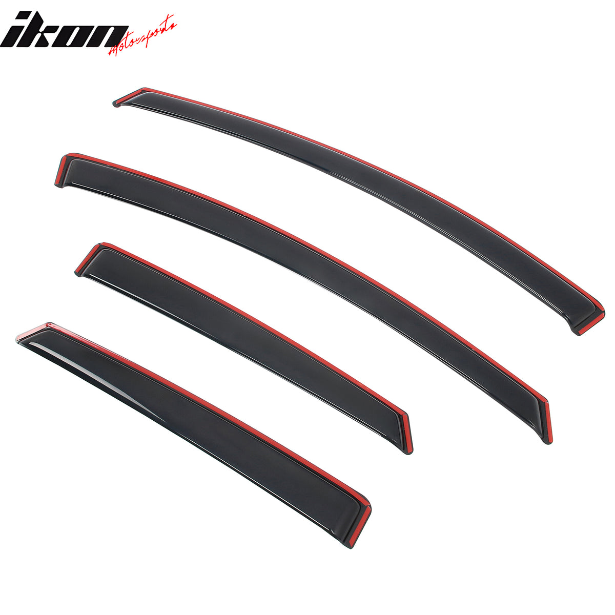 Fits 12-18 Ford Focus Sedan& Hatchback In-Channel Window Visors Rain Deflectors