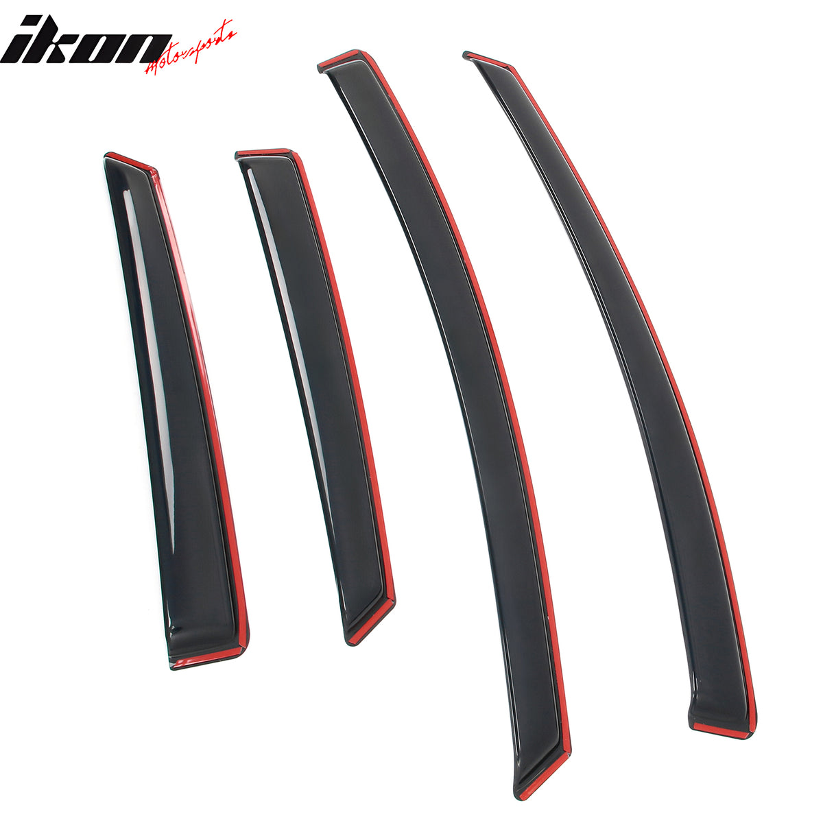 Fits 12-18 Ford Focus Sedan& Hatchback In-Channel Window Visors Rain Deflectors