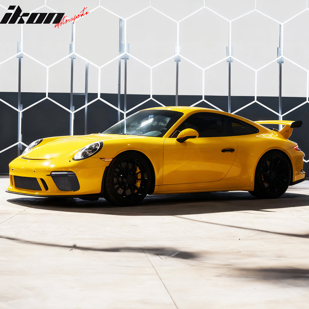 Fits 12-19 Porsche 911 GT3 Style Front Bumper Cover w/ DRL Upgrade 991 to 991.2