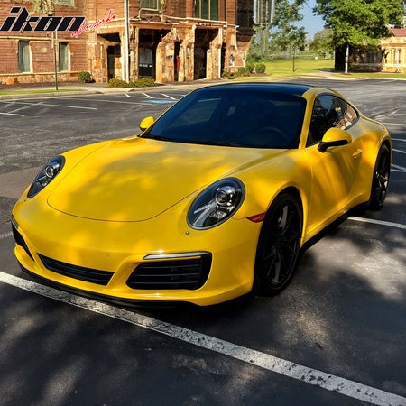 Fits 12-19 Porsche 911 OE Style Front Bumper Cover w/ DRL Upgrade 991.1 to 991.2