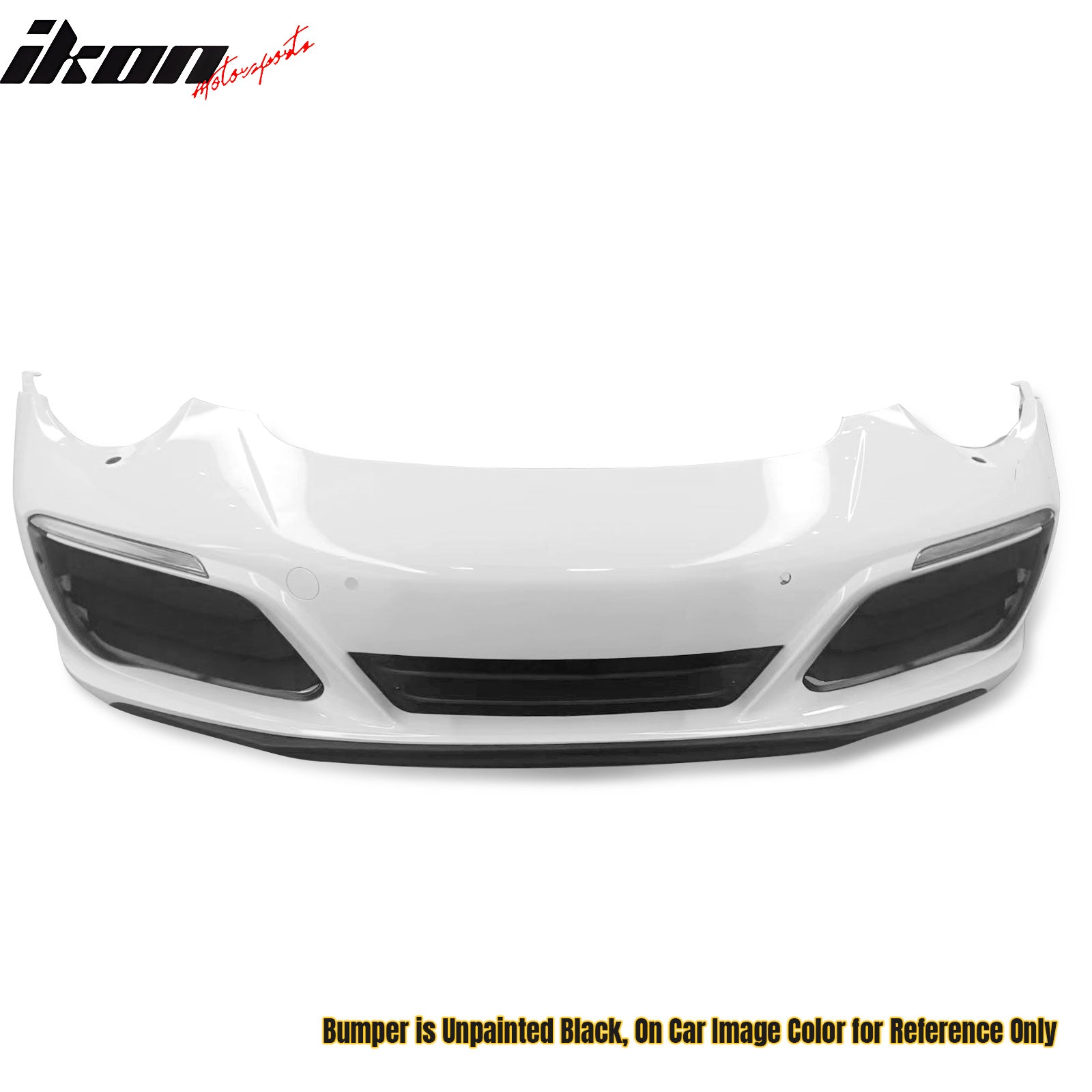 Fits 12-19 Porsche 911 OE Style Front Bumper Cover w/ DRL Upgrade 991.1 to 991.2