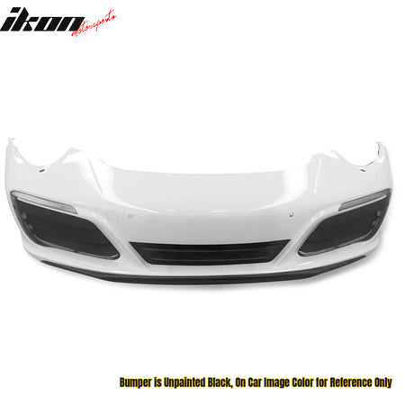Fits 12-19 Porsche 911 OE Style Front Bumper Cover w/ DRL Upgrade 991.1 to 991.2