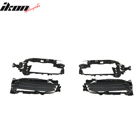 For 12-19 Porsche 911 Turbo SD Style Front Bumper Cover + DRL Upgrade 991 to 992