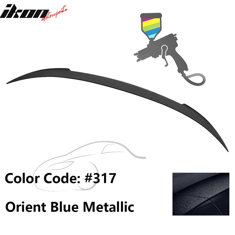 2012 - 2019 BMW F13 M6 Coupe V Style Rear Spoiler ABS317 Orient Blue MetallicIkon Motorsports