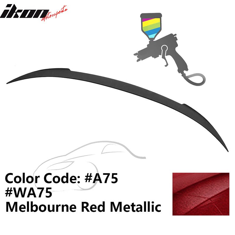 2012 - 2019 BMW F13 M6 Coupe V Style Rear Spoiler ABSA75 Melbourne Red MetallicIkon Motorsports