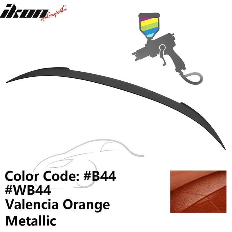 2012 - 2019 BMW F13 M6 Coupe V Style Rear Spoiler ABSB44 Valencia Orange MetallicIkon Motorsports