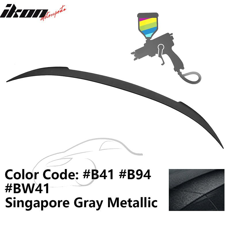 2012 - 2019 BMW F13 M6 Coupe V Style Rear Spoiler ABSB41 Singapore Gray MetallicIkon Motorsports