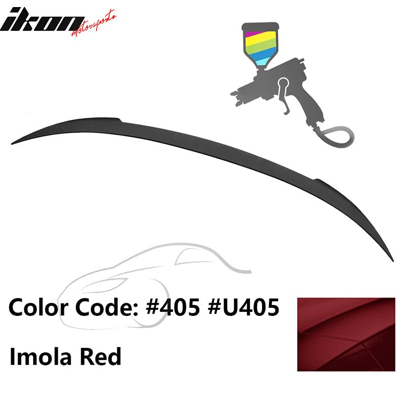 2012 - 2019 BMW F13 M6 Coupe V Style Rear Spoiler ABS405 Imola RedIkon Motorsports