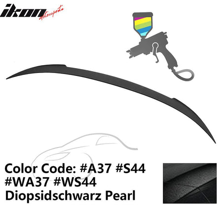 2012 - 2019 BMW F13 M6 Coupe V Style Rear Spoiler ABSA37 Diopsidschwarz PearlIkon Motorsports