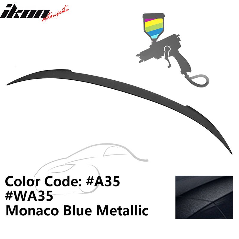 2012 - 2019 BMW F13 M6 Coupe V Style Rear Spoiler ABSA35 Monaco Blue MetallicIkon Motorsports
