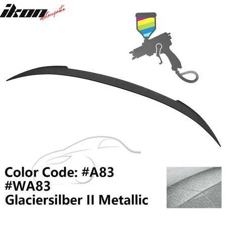 2012 - 2019 BMW F13 M6 Coupe V Style Rear Spoiler ABSA83 Glaciersilber II MetallicIkon Motorsports