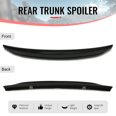 Fits 15-21 Subaru WRX/STI 12-16 Impreza SubiSpeed Rear Trunk Spoiler Gloss Black