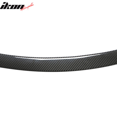 Dry Carbon Fiber For 12-25 Tesla Model S OE Style Rear Trunk Spoiler Gloss Black