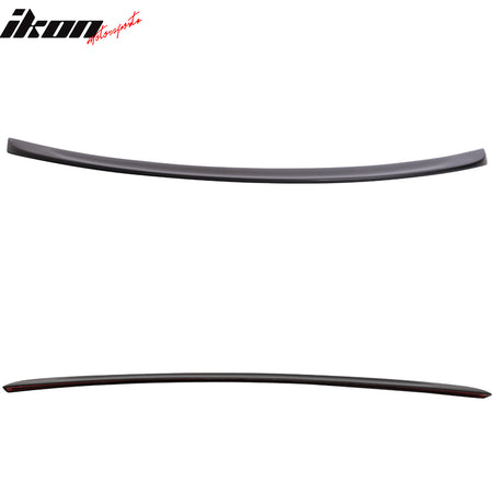 Fits 12-25 Tesla Model S OE Style Rear Trunk Lid Spoiler Wing Lip Unpainted ABS