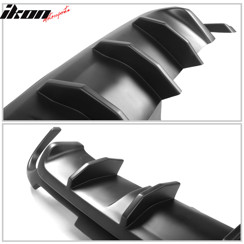 Fits 13-14 Ford Mustang V6 California V2 Style Rear Bumper Lip Diffuser - PP