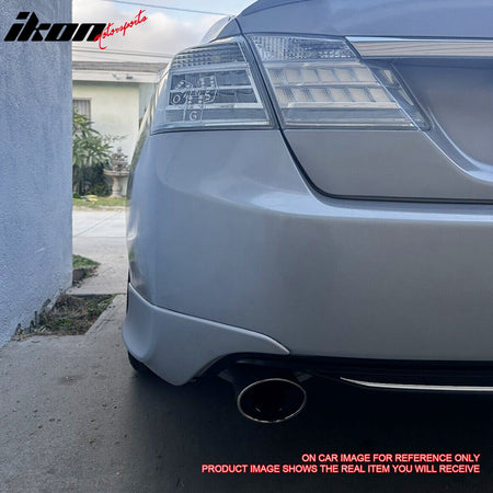 Fits 13-15 Honda Accord Sedan HFP Style 2PCS Rear Bumper Lip Spat Cap Splitters