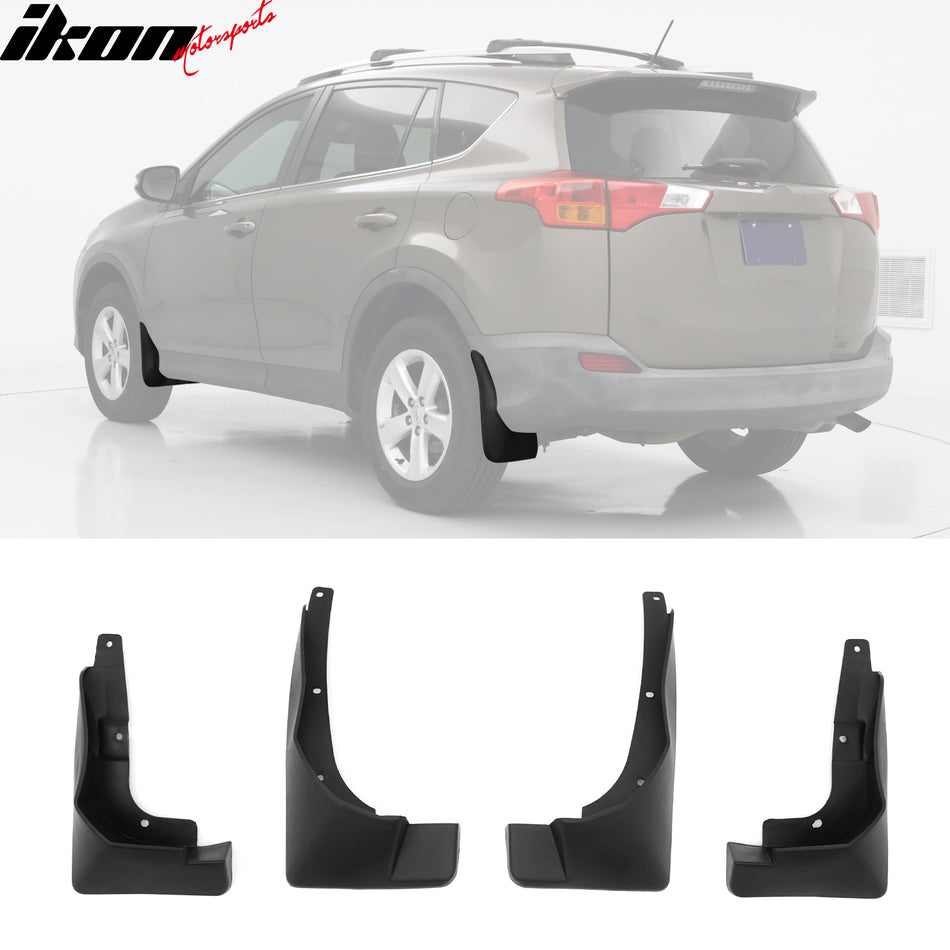 Front Rear Mud Flaps Wheel Arch Splash Guards for Toyota RAV4 2013-2015 PP