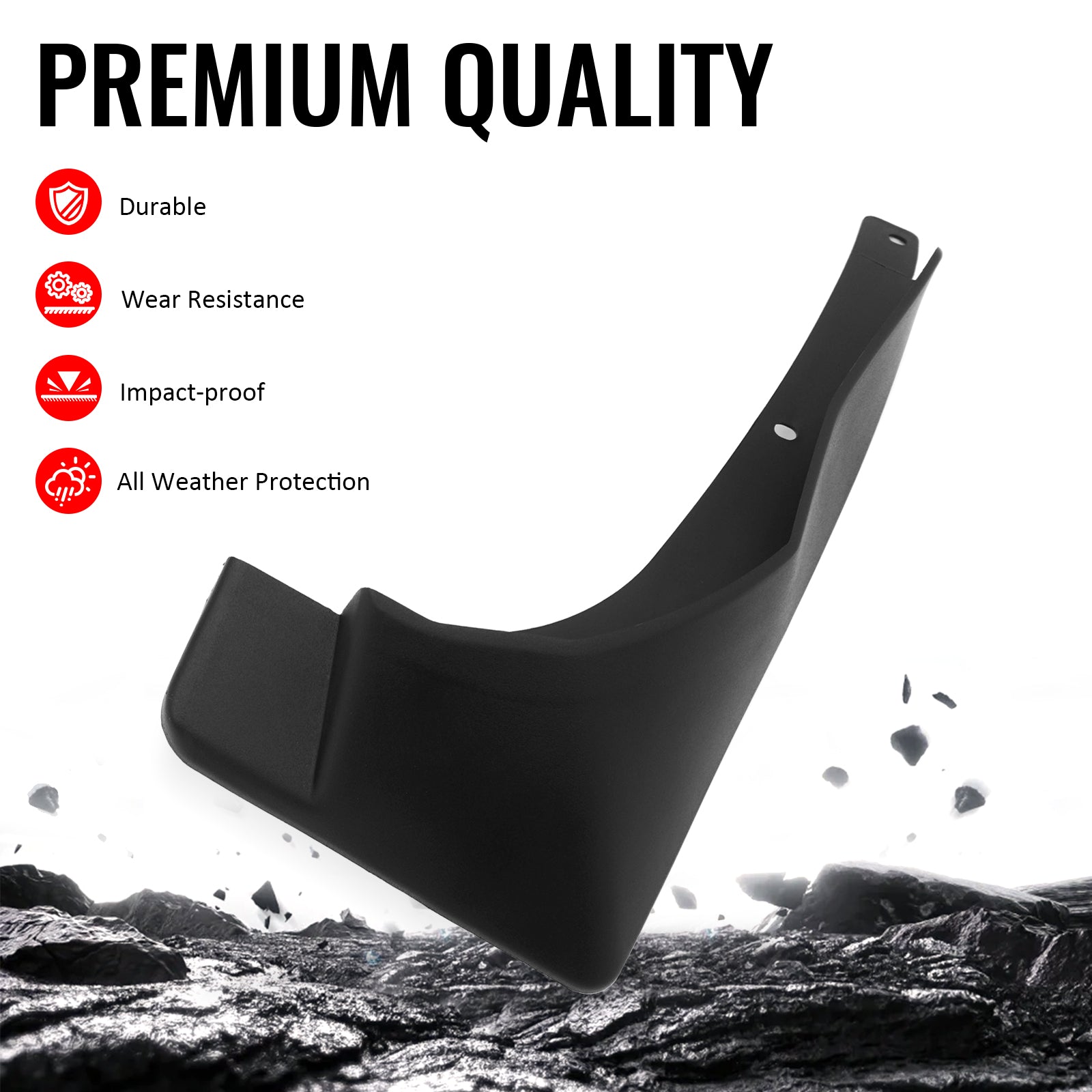 Fits 13-15 Toyota RAV4 Front & Rear Fender Mud Flaps Wheel Arch Splash Guards PP