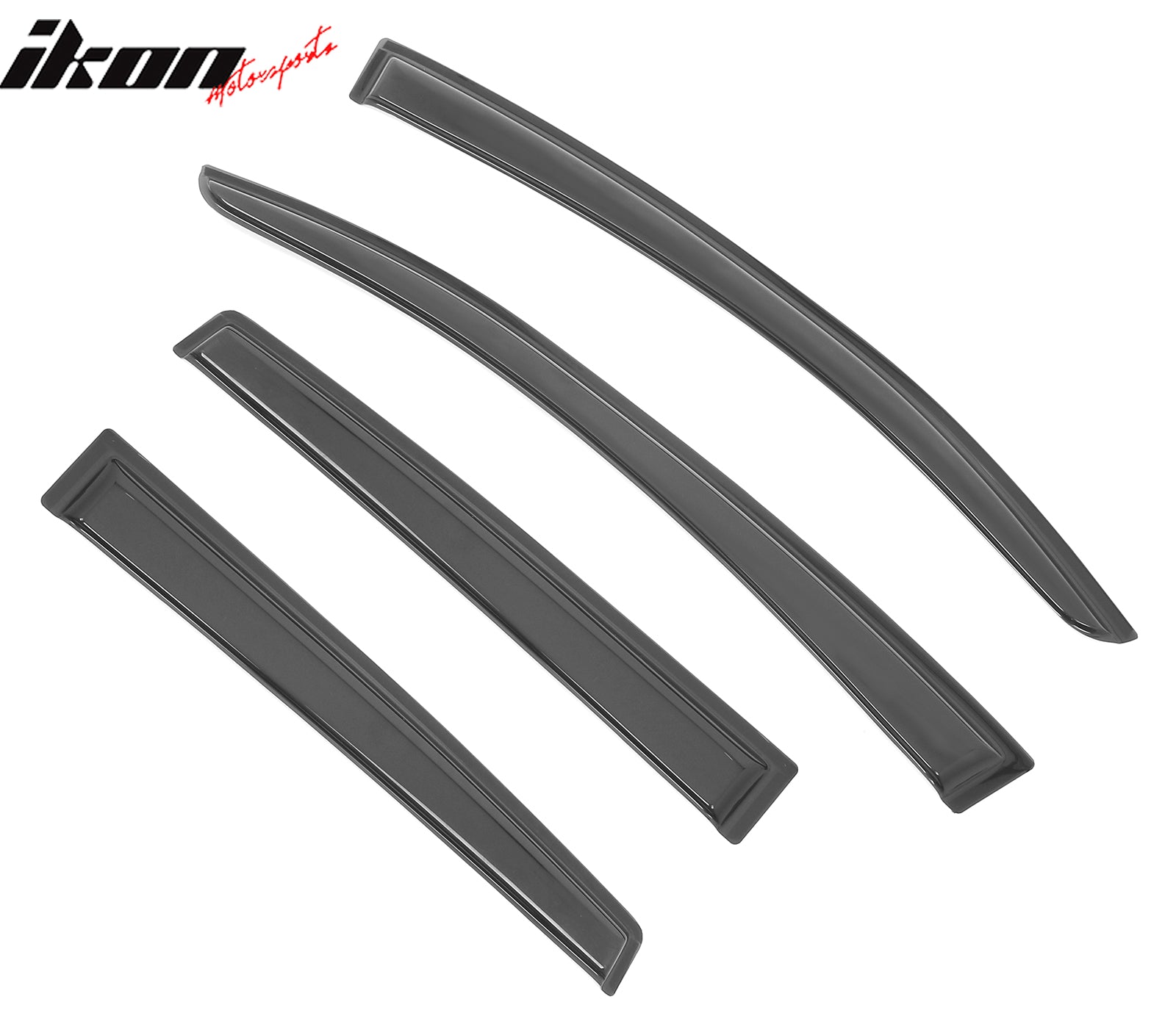 Fits 13-15 Chevy Spark Window Visors Acrylic Sun Guard Rain Deflector 4Pc Set