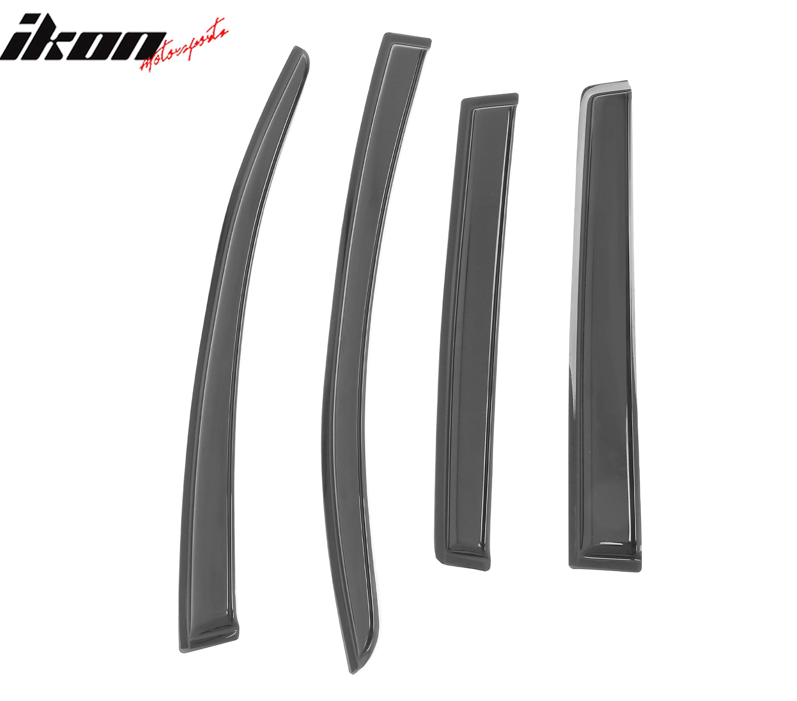 Fits 13-15 Chevy Spark Window Visors Acrylic Sun Guard Rain Deflector 4Pc Set